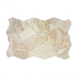 Gulvflis <strong>Sella</strong>  Hvit Matt Relieff 44x66 cm